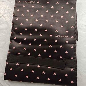 Mary Kay Black and Pink Heart Patterned Organizer